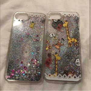 💙 iPhone 6 and 7 Cases w/ Glitter
